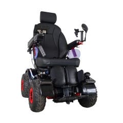 S290 Galactus Akülü Tekerlekli Sandalye | Çift Motorlu Lityum Bataryalı Katlanabilir Elektrikli Hasta ve Engelli Sandalyesi | TAGESAN