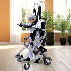 S770 Standie Yürüyüş Destekleyici Akülü Tekerlekli Sandalye | Ayağa Kaldıran Elektrikli Rehabilitasyon, Standing ve Yürüme Destek Sistemi | TAGESAN