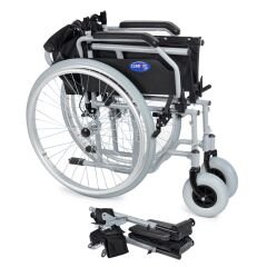 DM-321 40 cm Hafif Alüminyum Tekerlekli Sandalye