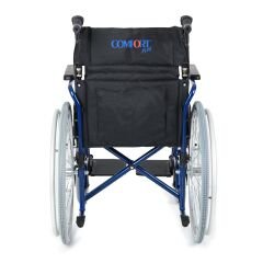 DM-321 45 cm Lacivert Hafif Alüminyum Tekerlekli Sandalye