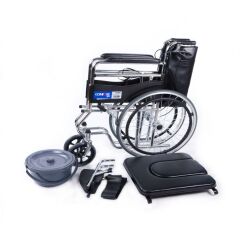 Comfort Plus DM-680 Tuvalet Özellikli Tekerlekli banyo Sandalye