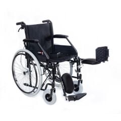 DM-303 50cm Standart Manuel Tekerlekli Sandalye (Özellikli,Baldır Destekli)