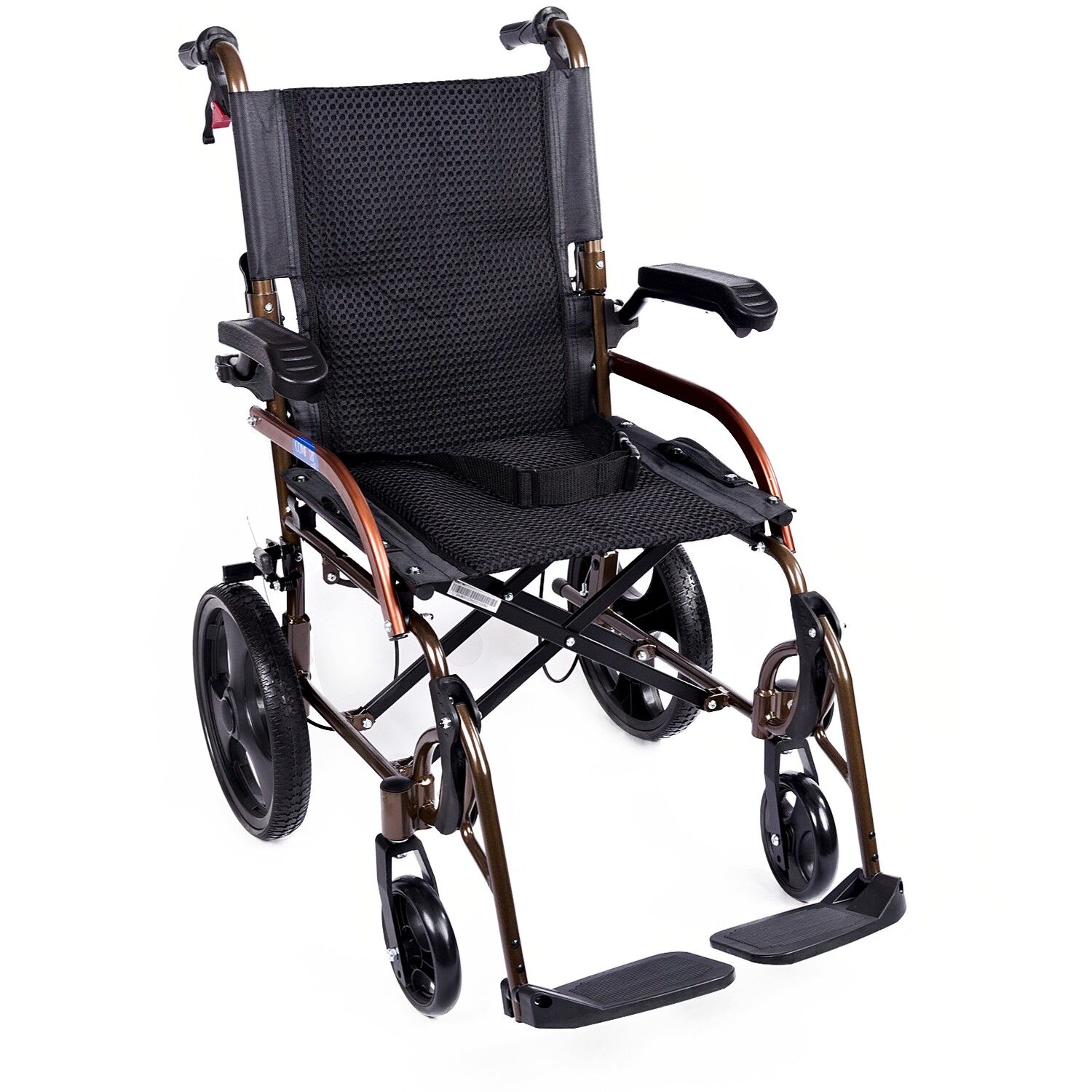 GK863LABJ-12 Jet Black Transfer Alüminyum Tekerlekli Sandalye