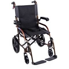 GK863LABJ-12 Jet Black Transfer Alüminyum Tekerlekli Sandalye