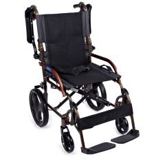 GK863LABJ-12 Jet Black Transfer Alüminyum Tekerlekli Sandalye