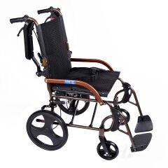 GK863LABJ-12 Jet Black Transfer Alüminyum Tekerlekli Sandalye