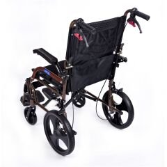 GK863LABJ-12 Jet Black Transfer Alüminyum Tekerlekli Sandalye