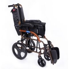 GK863LABJ-12 Jet Black Transfer Alüminyum Tekerlekli Sandalye