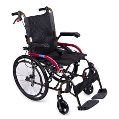 GK863LAJ-20 Jet Black Transfer Alüminyum Tekerlekli Sandalye
