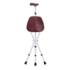 Comfort Plus DM-74 Oturaklı Baston (Yüksekliği Ayarlanır) ayarlanabilir geniş oturaklı tabure