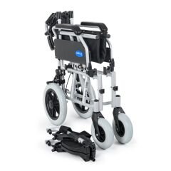 DM-337 40cm Silver Alüminyum Özellikli Transfer Tekerlekli Sandalye
