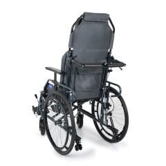 PHW954LGC-46 Lux Alüminyum Özellikli Tekerlekli Sandalye (Baş,Boyun Destekli)Baldır Destekli Ayaklar