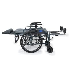 PHW954LGC-46 Lux Alüminyum Özellikli Tekerlekli Sandalye (Baş,Boyun Destekli)Baldır Destekli Ayaklar