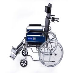 Comfort Plus KY608GC Sırtı Yatar Ayak Kalkar Tuvalet Özellikli Tekerlekli Sandalye