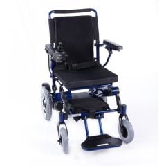 Comfort Plus Ergostar Lux Lacivert Akülü Tekerlekli Sandalye (Lityum Pilli)