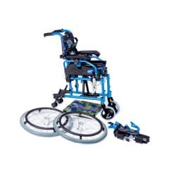 KY980LQ-30 Alüminyum Pediatrik Özellikli Tekerlekli Sandalye