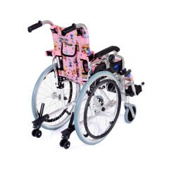 KY980LQ-30 Alüminyum Pediatrik Özellikli Tekerlekli Sandalye Pembe