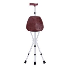 Comfort Plus DM-74 Oturaklı Baston (Yüksekliği Ayarlanır) ayarlanabilir geniş oturaklı tabure