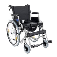 DM-545 45cm Tuvalet WC Özellikli Tekerlekli Sandalye