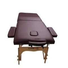 Comfort Plus Ahşap Masaj Masası İthal 201-Bordo