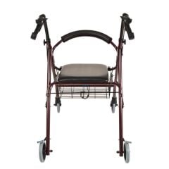 Comfort Plus  Rolatör Tekerlekli frenli Yürüteç sepetli oturaklı