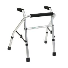PR-444 Pediatrik Alüminyum Ters Walker Çocuk Yürüteci | Katlanabilir, Hareketli ve Boy Ayarlı | TAGESAN
