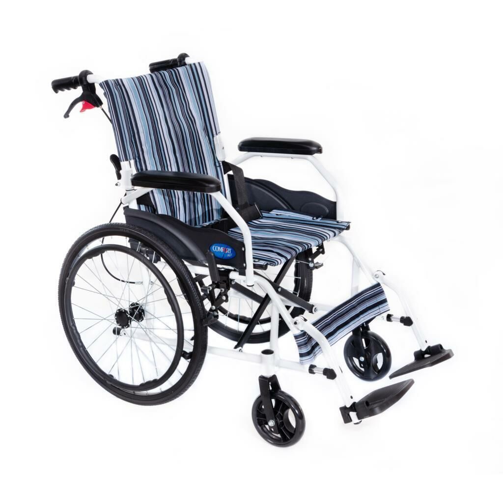 Comfort Plus KY863LAJ-A20 Alüminyum Özellikli Tekerlekli Sandalye Mavi