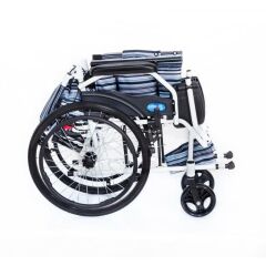 Comfort Plus KY863LAJ-A20 Alüminyum Özellikli Tekerlekli Sandalye Mavi
