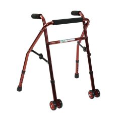 PR-445 Pediatrik Alüminyum Ters Walker Çocuk Yürüteci | 2 Tekerlekli, Katlanabilir ve Boy Ayarlı | TAGESAN