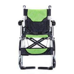 Comfort Plus KY-863-12 Silver Alüminyum Özellikli Tekerlekli Sandalye Yeşil