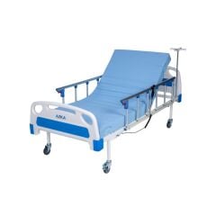 AZKA DE03 Dual Motorlu Alüminyum Korkuluklu Ekonomik Hasta Karyolası
