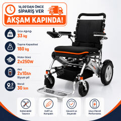 P209 XL Ultra Hafif Akülü Tekerlekli Sandalye | Hafif Gövde, Yüksek Taşıma Kapasitesi ve Uzun Menzilli Güçlü Model