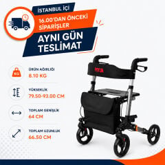 P777 Banyo ve Tuvalet Sandalyesi | Paslanmaz Gövde, Klozet Uyumlu ve Güvenli Günlük Bakım Çözümü