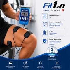 Compex Fit 1.0 Fitness Kas Geliştirme, Masaj ve TENS Elektrostimülasyon Cihazı | 10 Programlı