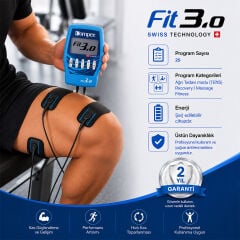 Compex Fit 3.0 Fitness Kas Geliştirme, Masaj ve TENS Elektrostimülasyon Cihazı | 20 Programlı