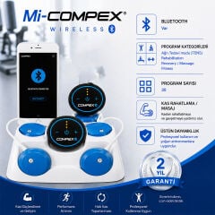 Compex Mini Kablosuz Kas Kuvvetlendirme, TENS, Fitness ve Masaj Cihazı | Bluetooth