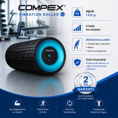 Compex ION Titreşimli Derin Doku Masaj Cihazı | 4 Hız Seviyeli Profesyonel Masaj Rollerı