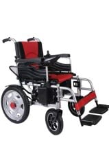 TAGESAN Ekonomik Akülü Tekerlekli Sandalye Hafif Katlanabilir UYGUN FİYATLI HASTA AKÜLÜ