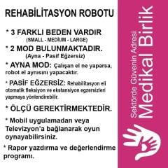 Syrebo Oyunlu El Rehabilitasyon Robotu C11 Sağ Eldiven
