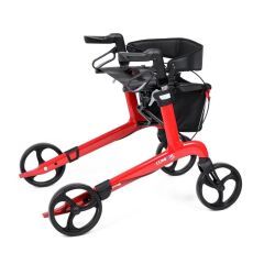 Comfort Plus Spırıt X4 tekerlekli wolker lüx Rolatör Yürüteç Kırmızı
