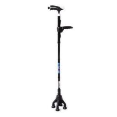 Comfort Plus KY922 4 Ayaklı Yeni Nesil Lux Katlanır Baston Lambalı