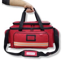 KRAUSTMANN Travma Çantası - TK6521 - Kırmızı  MAHİR Serisi 63 ölçü