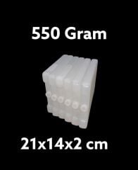 550 Gram Jelli Buz Aküsü - 6 adet - 21x14x2 cm