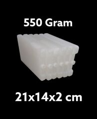 550 Gram Jelli Buz Aküsü - 6 adet - 21x14x2 cm