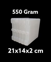 550 Gram Jelli Buz Aküsü - 6 adet - 21x14x2 cm