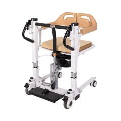 TAGE Hasta Taşıma arabası Hidrolik LİFT Klozetli Transfer Sandalyesi Tuvalet Banyo Arabası