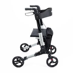 9102 4 Tekerlekli Oturaklı Yürüteç / Comfort Rollator Frenli Lüx Rollatör