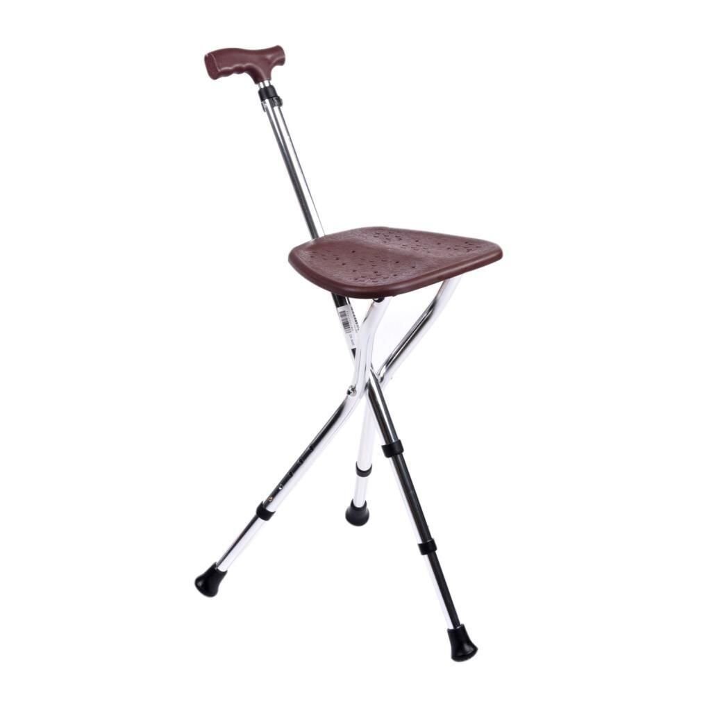 comfort tage DM-74 Oturaklı Baston (Yüksekliği Ayarlanır) ayarlanabilir geniş oturaklı tabure