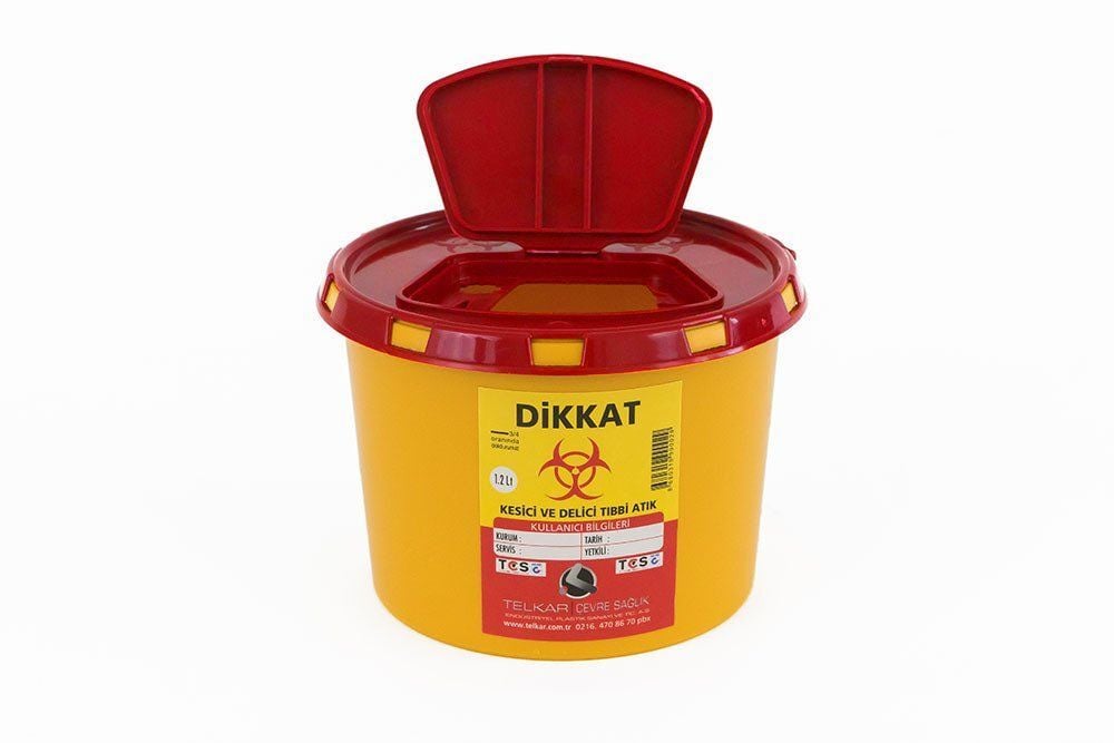 1,2 LT TIBBİ ATIK KUTUSU - TK1012