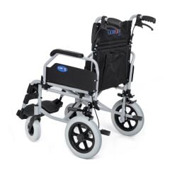 Comfort Plus DM-337 40 cm Alüminyum Refakatçi frenli geniş Transfer Tekerlekli Sandalye